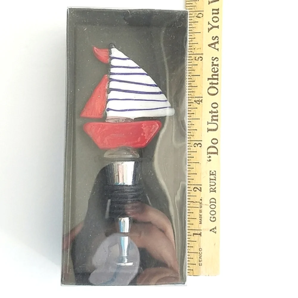 Sailboat Wine Bottle Stopper